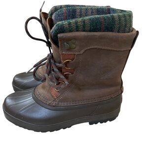 Sorel Brown Leather Winter Boots